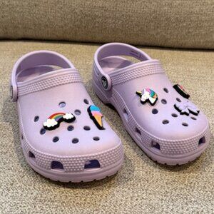 Kids' Class Clog - Crocs, Lavender, Size c13, Roomy Fit